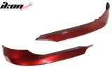 2009-2011 BMW E90 LCI Paint #A82 Vermillion Red Metallic Front Lip Splitter PP