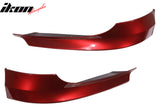 2009-2011 BMW E90 LCI Paint #A82 Vermillion Red Metallic Front Lip Splitter PP