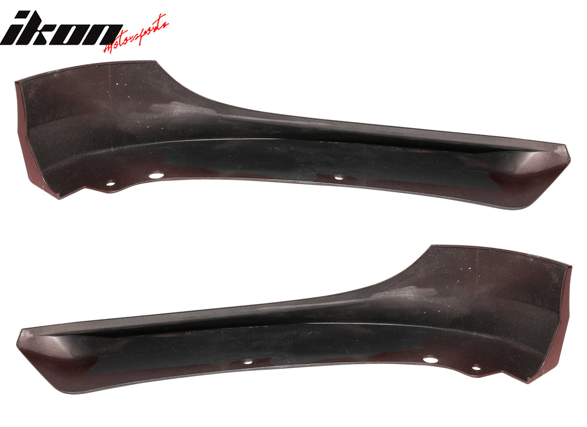 2009-2011 BMW E90 LCI Paint #A82 Vermillion Red Metallic Front Lip Splitter PP