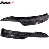 2009-2011 BMW E90 328i 335i MT Carbon Fiber Front Bumper Lip CF 2Pcs