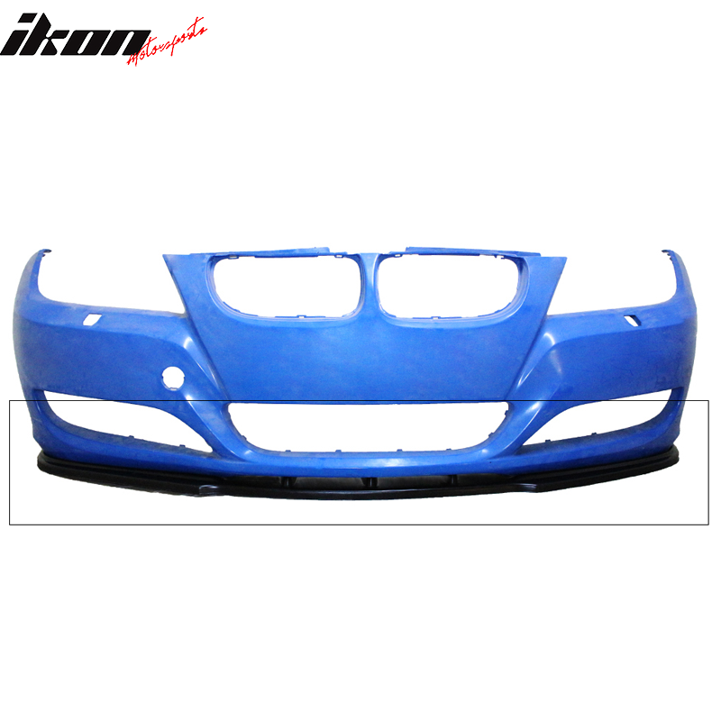 2009-2011 BMW 3-Series E90 LCI MX Front Bumper Lip Spoiler - PU