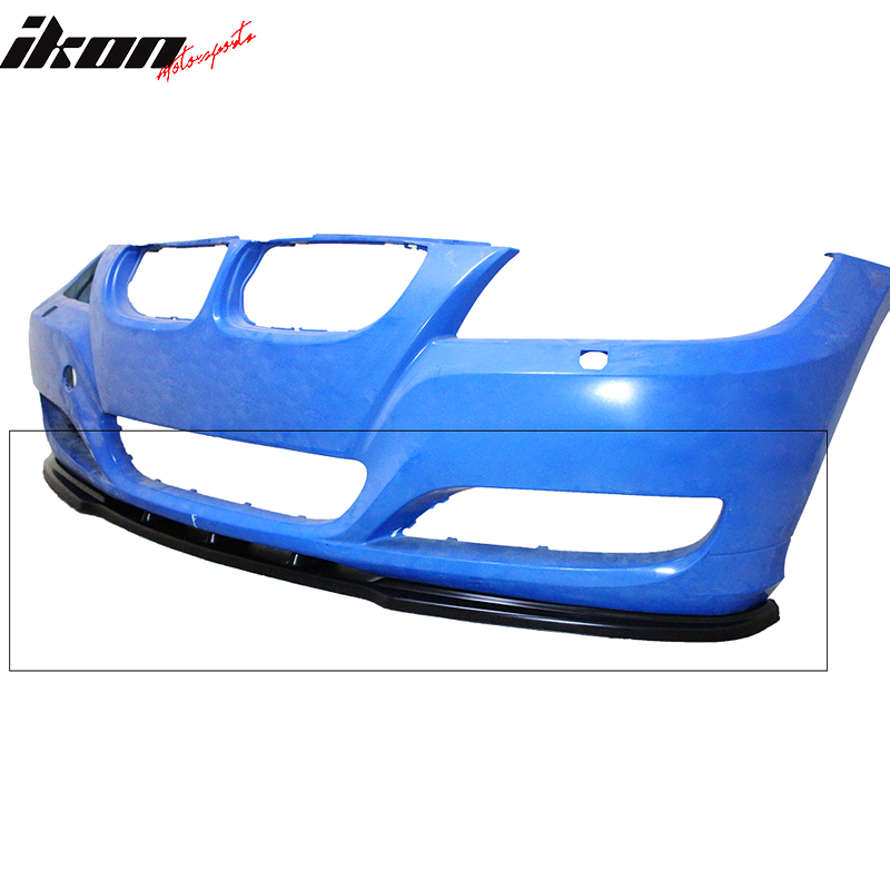 2009-2011 BMW 3-Series E90 LCI MX Front Bumper Lip Spoiler - PU