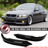 2006-2008 BMW E90 OE Style Front Bumper Splitter Lip Spoiler  PP