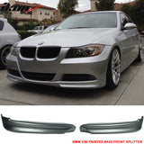 2006-2008 BMW E90 OE Style Front Bumper Splitter Lip Spoiler  PP
