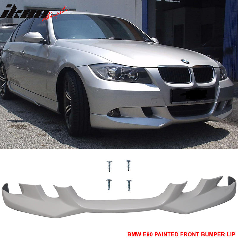 2005-2008 BMW E90 3-Series A Style Front Bumper Lip Chin Spoiler