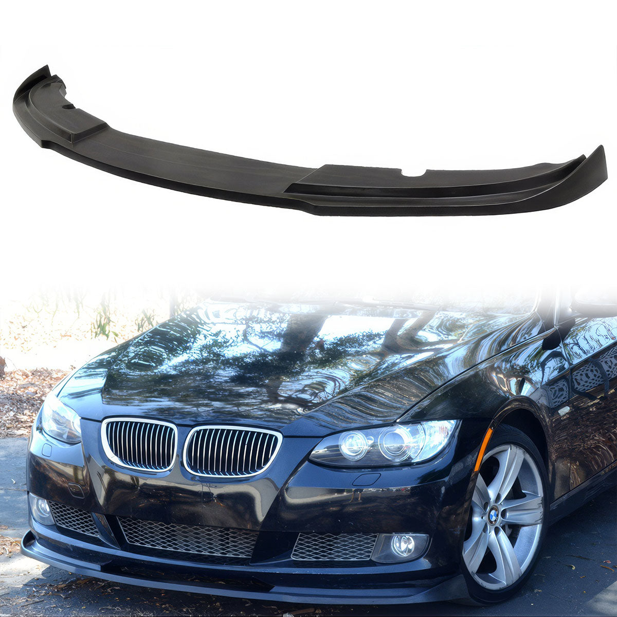 2007-2011 BMW E92 E93 3 Series Coupe H Style Front Bumper Lip PU