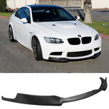2008-2013 BMW E92 E90 E93 M3 Series 4Dr 2Dr V Style Front Bumper Lip