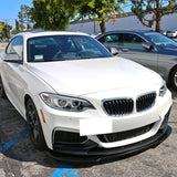 Universal V1 Style 65" x 16" Car Front Lip Spoiler Splitter PU