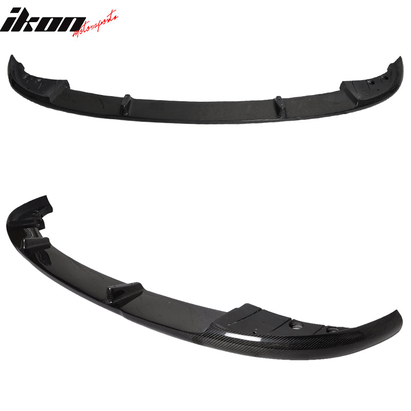 2011-2012 BMW F10 5 Series Matte Carbon Fiber Front Bumper Lip Spoiler