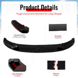 2011-2016 BMW F10 5 Series Msport Mtech Front Bumper Lip MP Style Spoiler Gloss Black PP