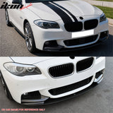 2011-2016 BMW F10 5 Series Msport Mtech Front Bumper Lip MP Style Spoiler Gloss Black PP