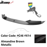 2011-2016 BMW F10 Performance Style Front Bumper Lip Spoiler PP