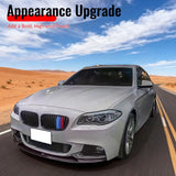 2011-2016 BMW F10 5 Series Sedan MP Style Carbon Fiber Print Front Bumper Lip ABS