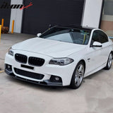 2011-2016 BMW F10 5 Series Sedan MP Style Carbon Fiber Print Front Bumper Lip ABS