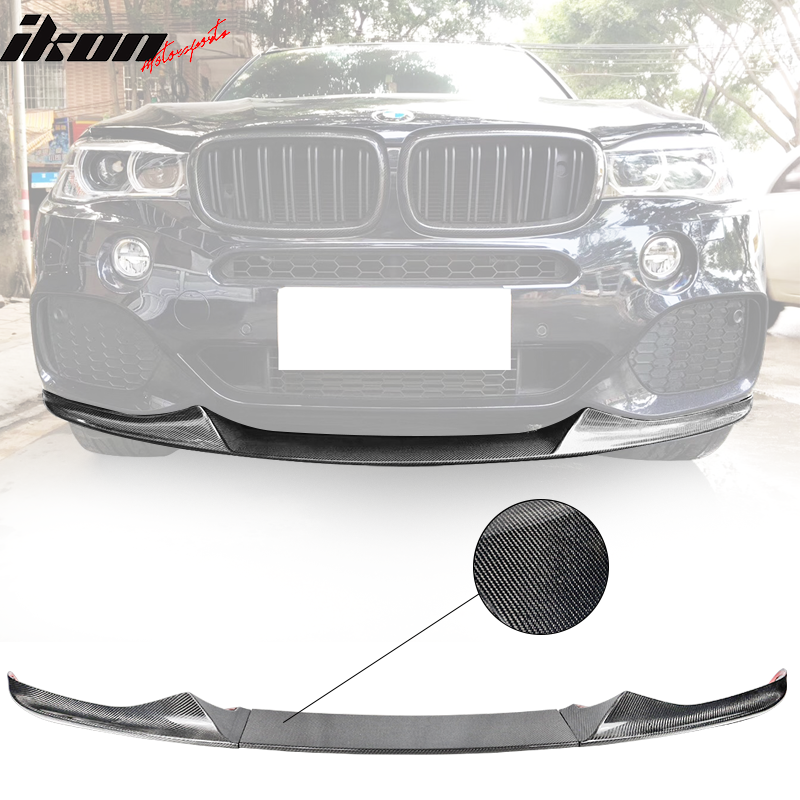 2014-2018 BMW F15 X5 MT MP Style Front Bumper Lip  Carbon Fiber CF