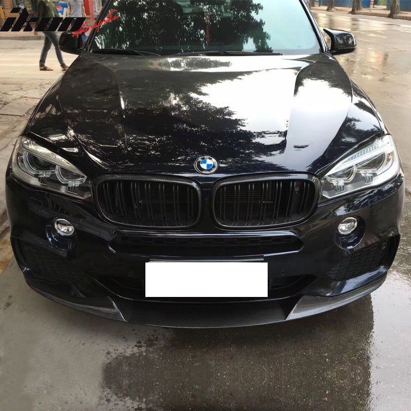 2014-2018 BMW F15 X5 MT MP Style Front Bumper Lip  Carbon Fiber CF