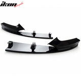 2014-2021 BMW 2 Series F22 F23 w/ M Sport Bumper Front Lip MP Style Spoiler Gloss Black PP 2PCS