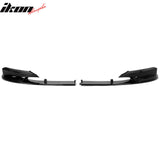 2012-2018 BMW 3 Series F30 F31 w/ M Sport Bumper Front Lip MP Style Spoiler Gloss Black PP 2PCS