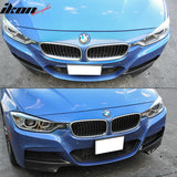 2012-18 BMW F30 3 Serie M-Sport Matte Carbon Fiber Front Lip Splitter
