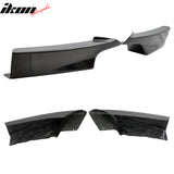 2012-18 BMW F30 3 Serie M-Sport Matte Carbon Fiber Front Lip Splitter
