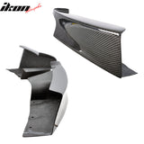 2012-18 BMW F30 3 Serie M-Sport Matte Carbon Fiber Front Lip Splitter