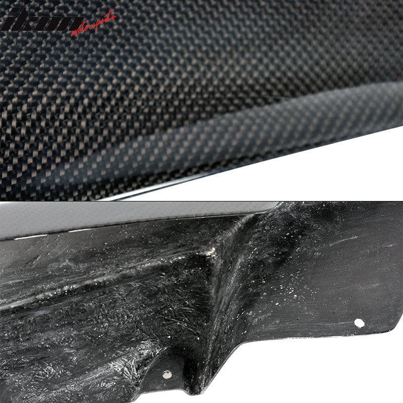 2012-18 BMW F30 3 Serie M-Sport Matte Carbon Fiber Front Lip Splitter