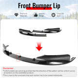 2012-2019 BMW F30 F31 3 Series MP Style Carbon Fiber Print Front Bumper Lip ABS