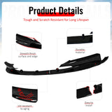 2012-2019 BMW F30 F31 3 Series MP Style Gloss Black Front Bumper Lip ABS