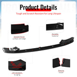 2014-2020 F32 F33 4-Series F36 Gran Coupe MP Style Carbon Fiber Print Front Bumper Lip ABS