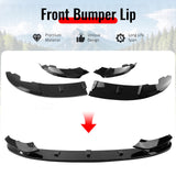 2014-2020 F32 F33 4-Series F36 Gran Coupe MP Style Gloss Black Front Bumper Lip ABS