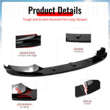 2014-2020 F32 F33 4-Series F36 Gran Coupe MP Style Gloss Black Front Bumper Lip ABS