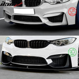 2015-2020 BMW F80 M3 F83 F82 M4 MP Style Gloss Black Front Bumper Lip Spoiler ABS
