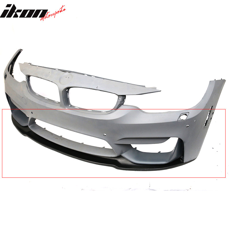 2015-2020 BMW F80 M3 F82 M4 MDP Style PU Front Bumper Lip Spoiler
