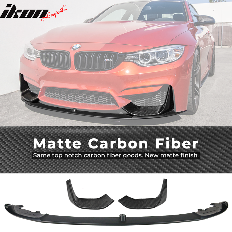 2015-2020 BMW F82 F80 M3 M4 Front Splitters and Bottom Lip Spoiler