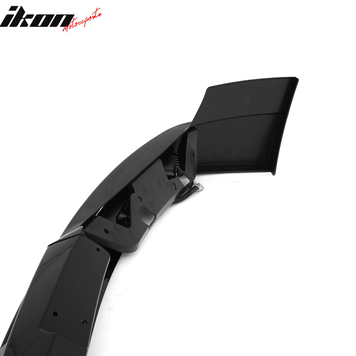 2024-2026 BMW G05 X5 LCI Front Bumper Lip with LED Daytime Running Light IKON Style Gloss Black ABS Air Dam Chin Spoiler Protector Splitter 6PC