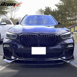 Fits 19-21 BMW  G05 X5 M Sport Front Bumper Lip Spoiler 4pc Gloss