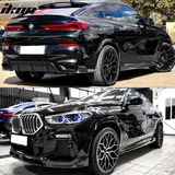 Fits 20-23 G06 X6 M Sport IKON CF Print Front Rear Lip Side Skirt