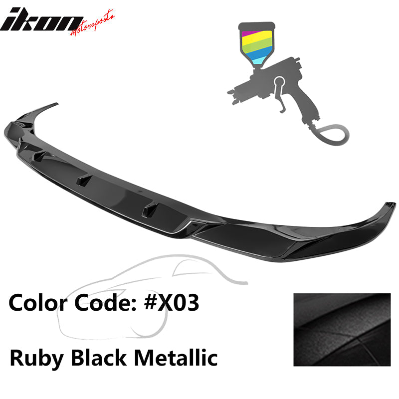 2020-2022 BMW 7 G12 IKON Style Painted Front Bumper Lip Spoiler PP