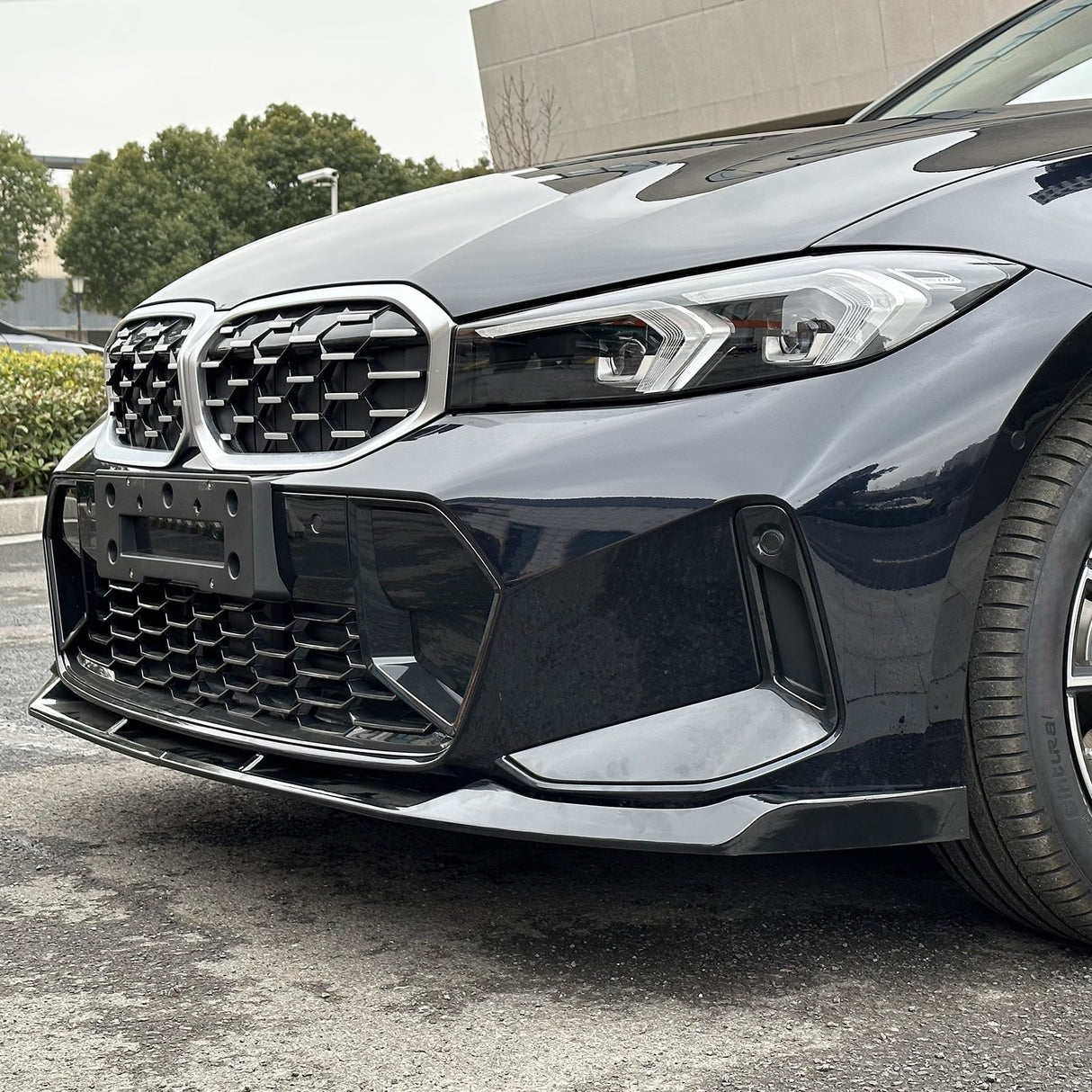 2023-2025 BMW G20 M Sport M340i Front Lip M Performance 2PC Black