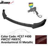 2019-2022 BMW G20 Sport Line 3PCS IKON Style Front Bumper Lip PP