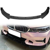 2019-2022 BMW G20 Sport Line 3PCS IKON Style Front Bumper Lip PP
