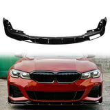 2019-2022 BMW G20 330i M Sport M340i 3PC Front Bumper Lip PP