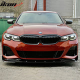 2019-2022 BMW G20 330i M Sport M340i 3PC Front Bumper Lip PP