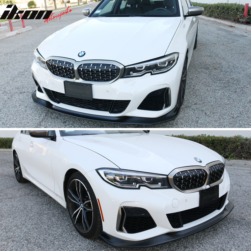 2019-2022 BMW 3 Series G20 M Sport Ikon Front Bumper Lip Painted PP