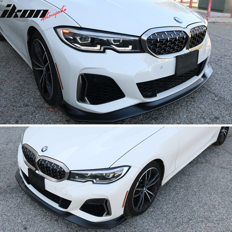 2019-2022 BMW 3 Series G20 M Sport Ikon Front Bumper Lip Painted PP