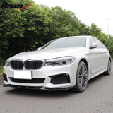 2017-2020 BMW G30 5 Series Sedan GT Style Gloss Black Front Bumper Lip Spoiler PP