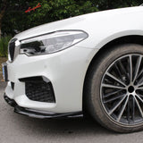 2017-2020 BMW G30 5 Series Sedan GT Style Gloss Black Front Bumper Lip Spoiler PP