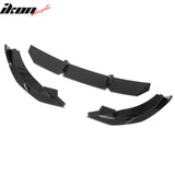 2022-2026 BMW 2-Series G42 M Sport IKON Style Gloss Black Front Bumper Lip ABS