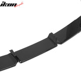 2022-2026 BMW 2-Series G42 M Sport IKON Style Gloss Black Front Bumper Lip ABS