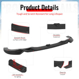 2022-2026 BMW 2-Series G42 M Sport FD Style Gloss Black Front Bumper Lip ABS